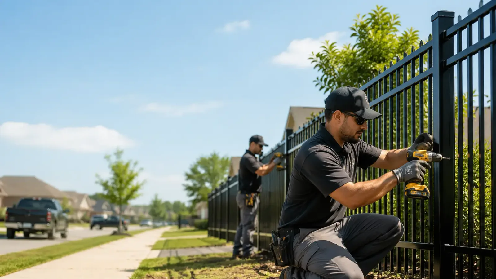 Metal Fence Installation in Blanchard, OK